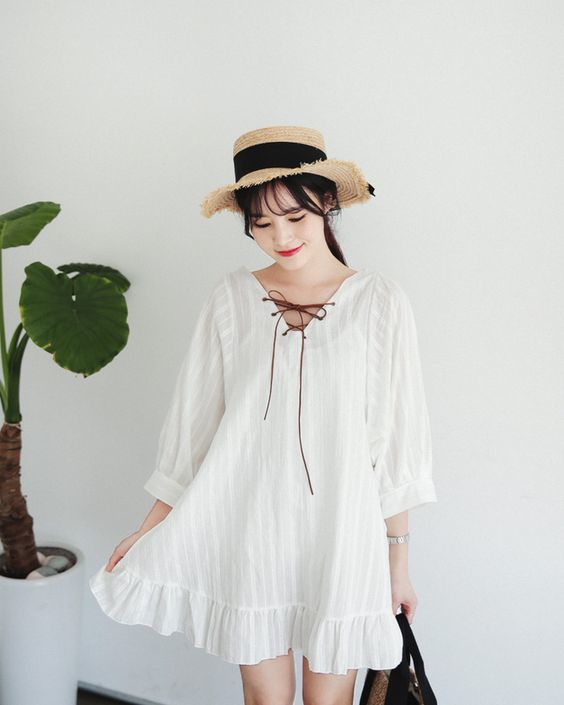 Bí quyết diện váy Baby Doll cực dễ thương và cá tính giúp các bạn gái che khuyết điểm vòng 2