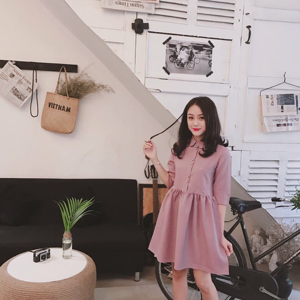 Bí quyết diện váy Baby Doll cực dễ thương và cá tính giúp các bạn gái che khuyết điểm vòng 2