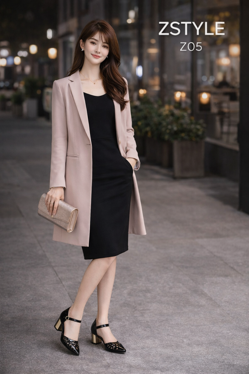 Phụ nữ thanh lịch với giày ZSTYLE