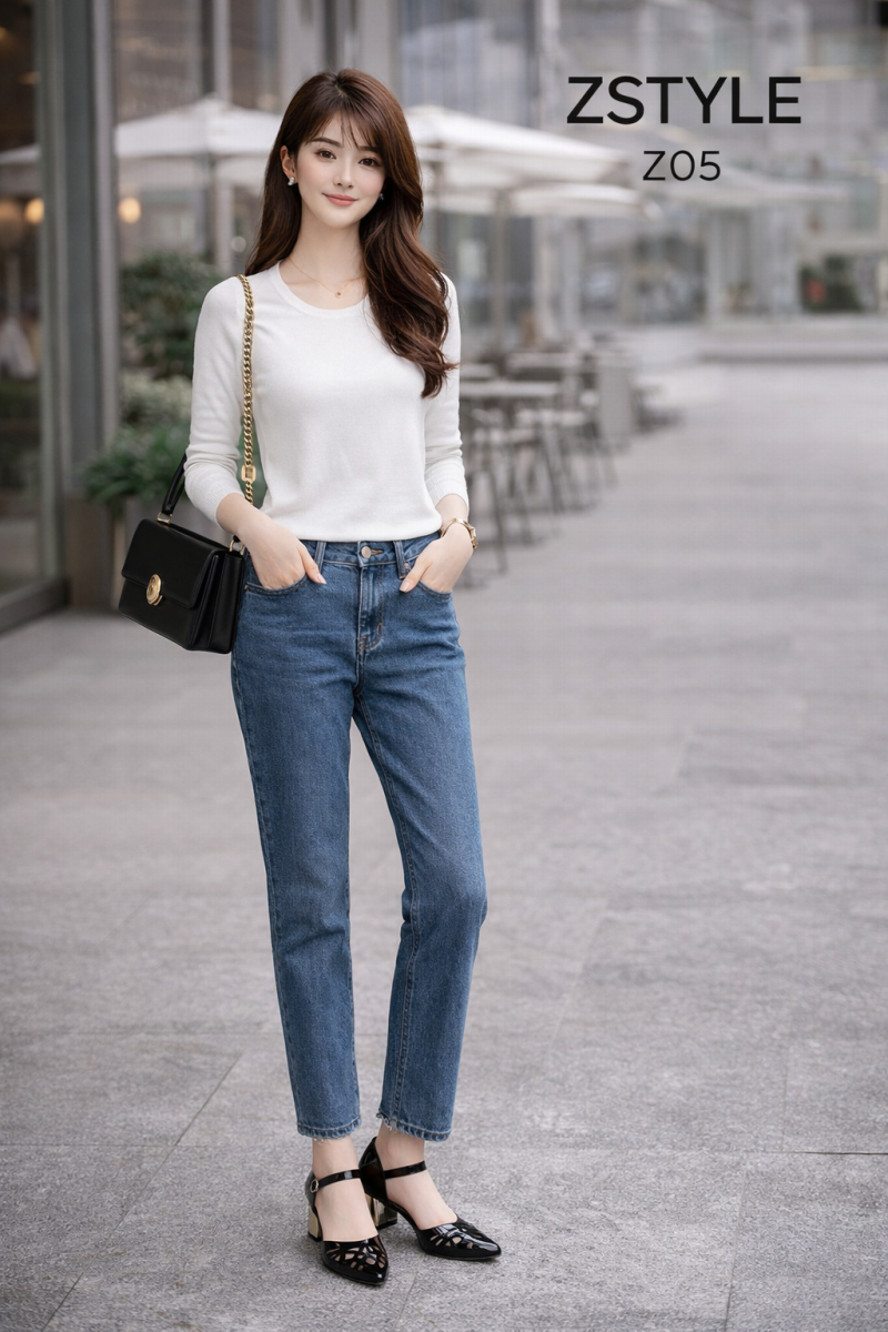 Phụ nữ trẻ với giày ZSTYLE Z05