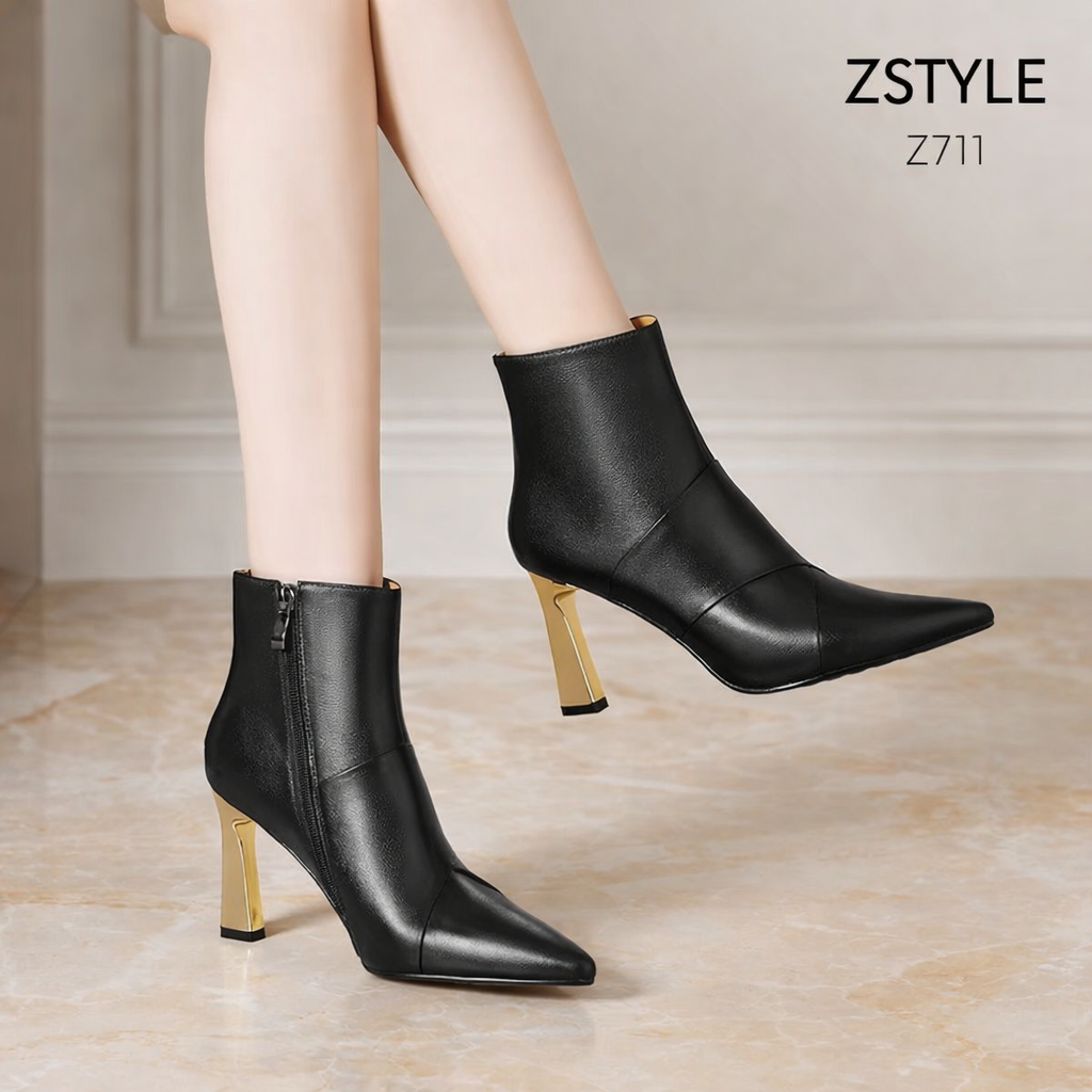 Giày Boot Nữ Cổ Cao Z711 Giày Boot Nữ Cổ Cao Z711