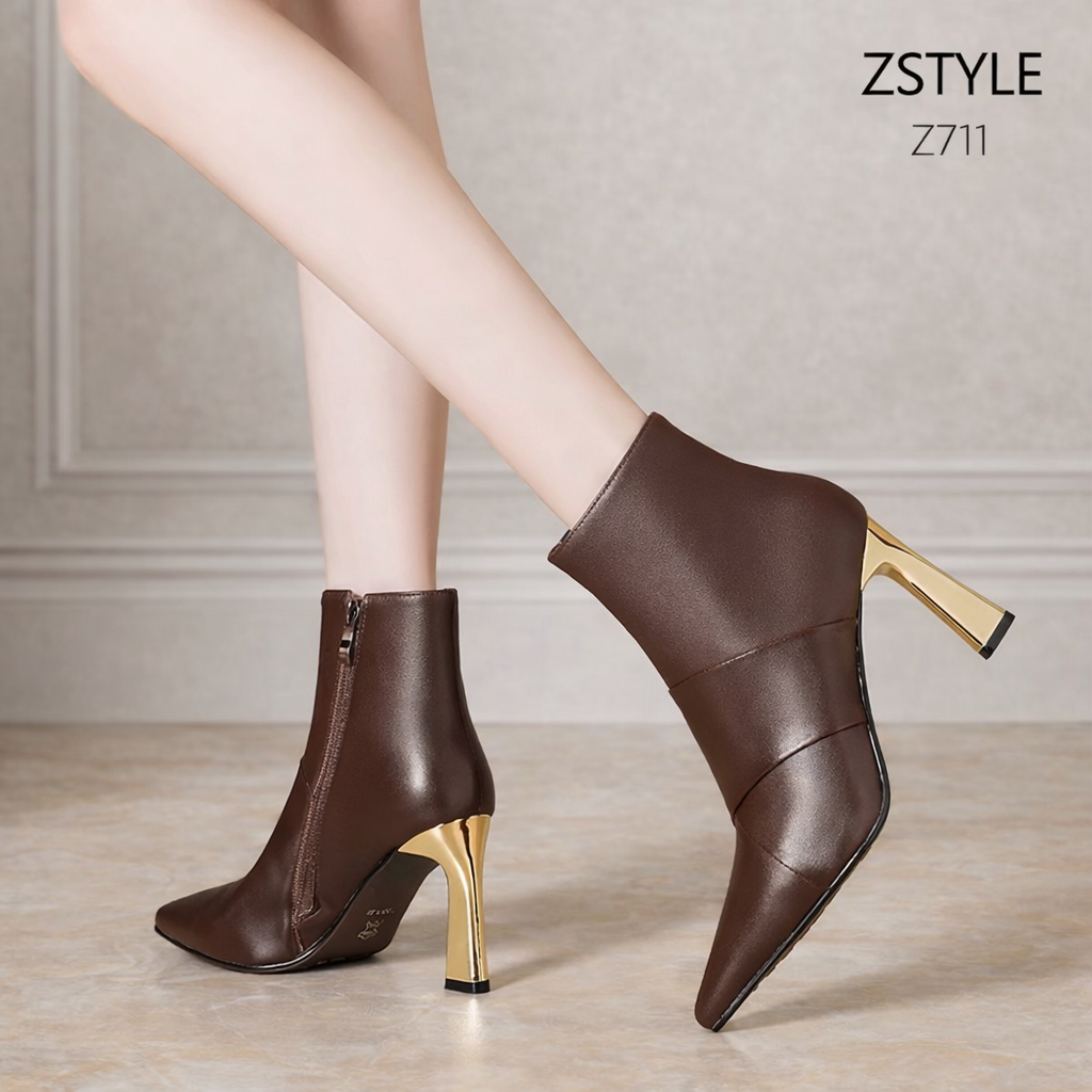 Giày Boot Nữ Cổ Cao Z711 Giày Boot Nữ Cổ Cao Z711
