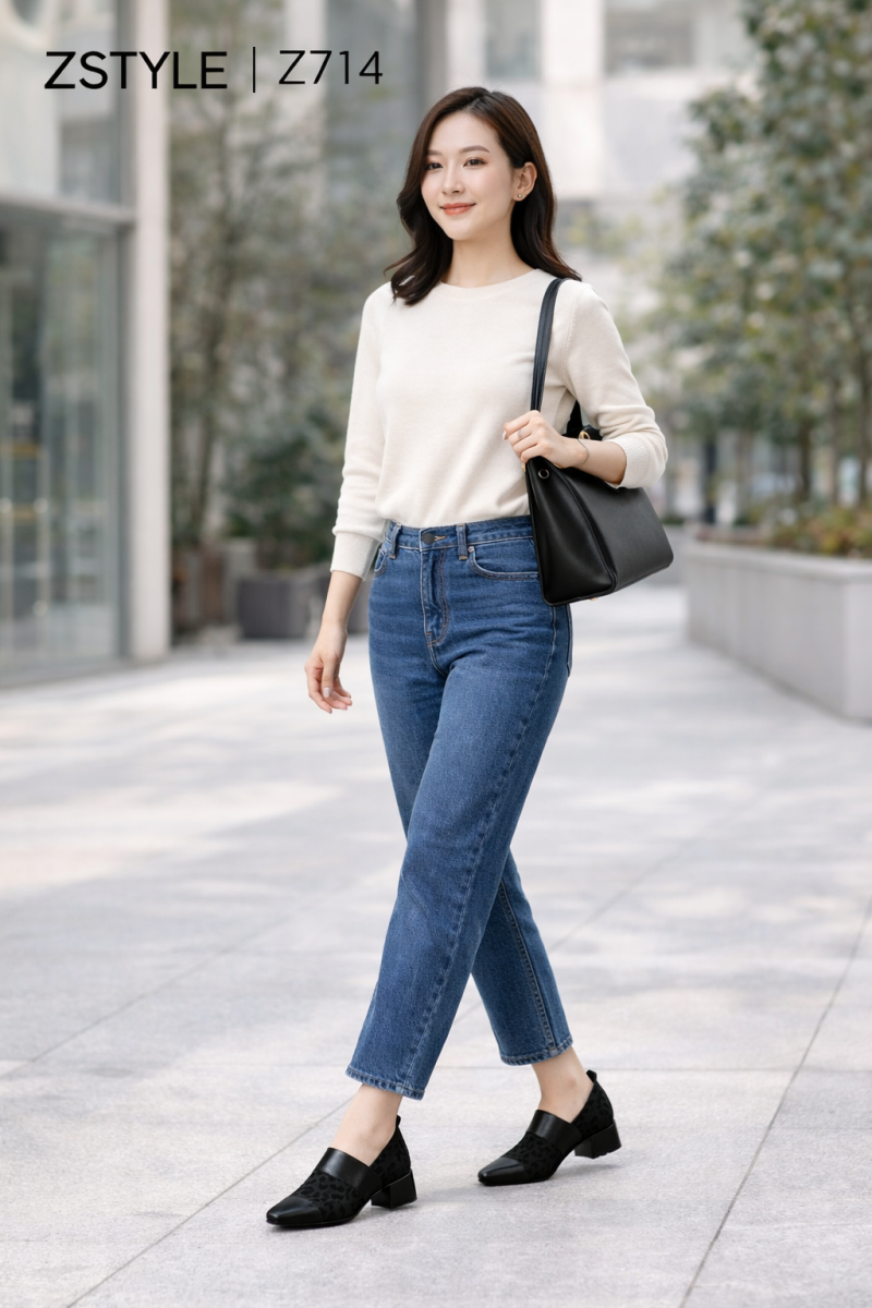 Phối đồ thời trang trên phố Z714