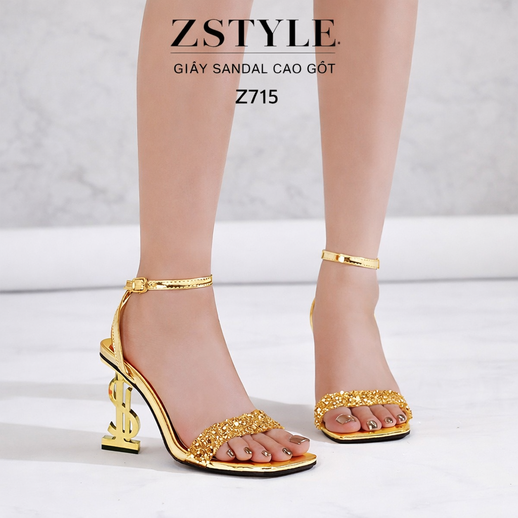 Giày Sandal Cao Gót Nữ Z715