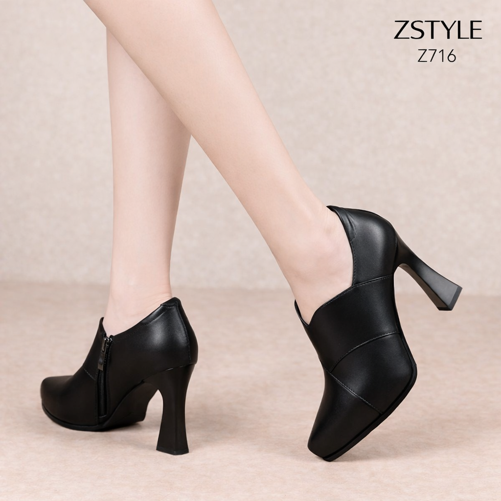 Giày Boot Cổ Thấp Nữ Z716