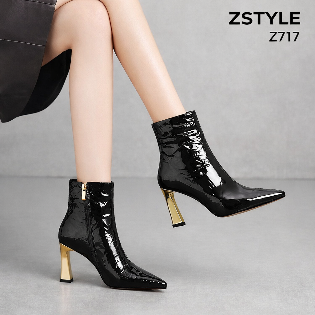 Giày Boot Cổ Cao Z717 Giày Boot Cổ Cao Z717