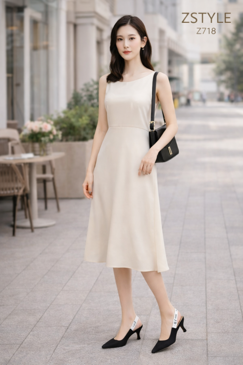 Phối đồ thanh lịch giữa phố Z718