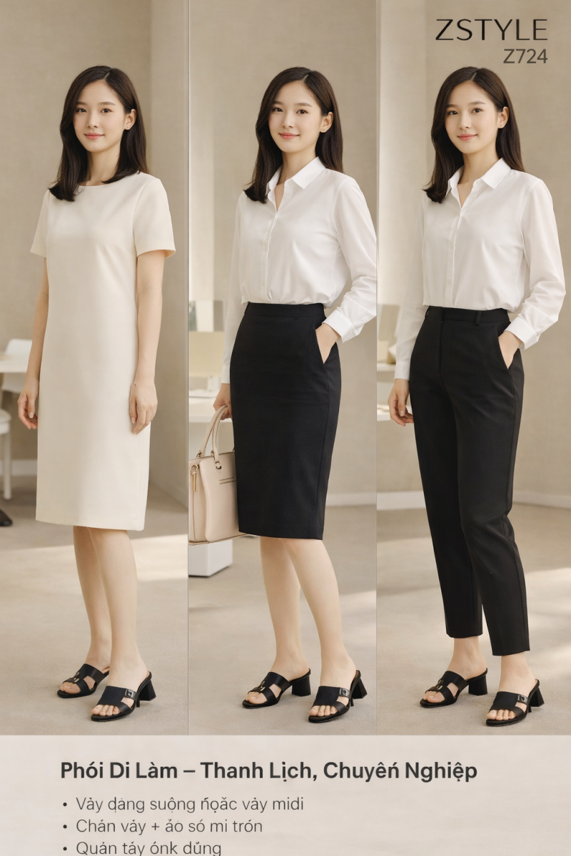 Dép guốc cao gót ZSTYLE thanh lịch Z724