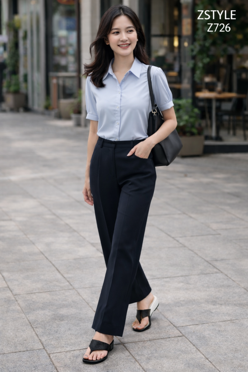 Cô gái thời trang với túi xách Z726