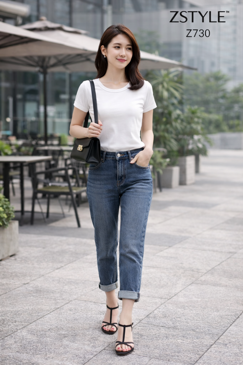 Cô gái trẻ với đôi sandal ZSTYLE Z730