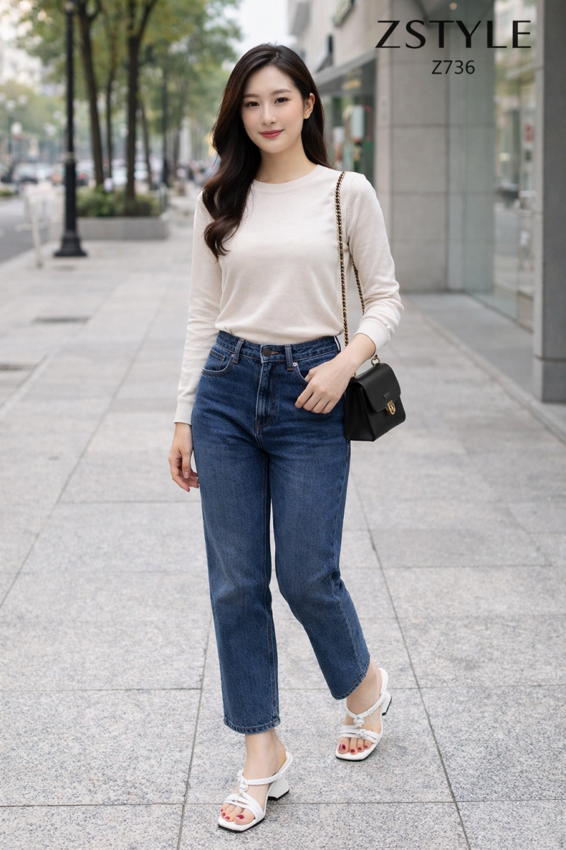 Phối đồ thanh lịch giữa phố thị Z736