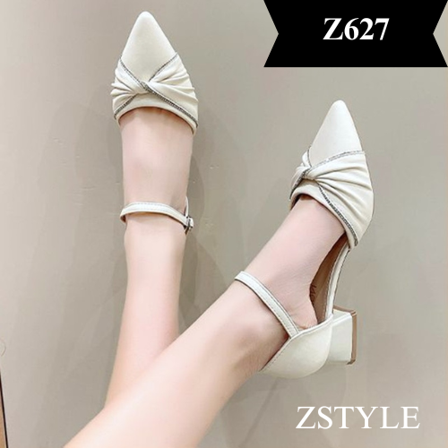 Giày bít mũi đế bệt mũi nhọn Z627