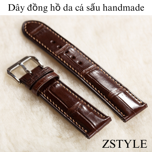 Những kiểu dáng dây đồng hồ da cá sấu phổ biến cho người phụ nữ