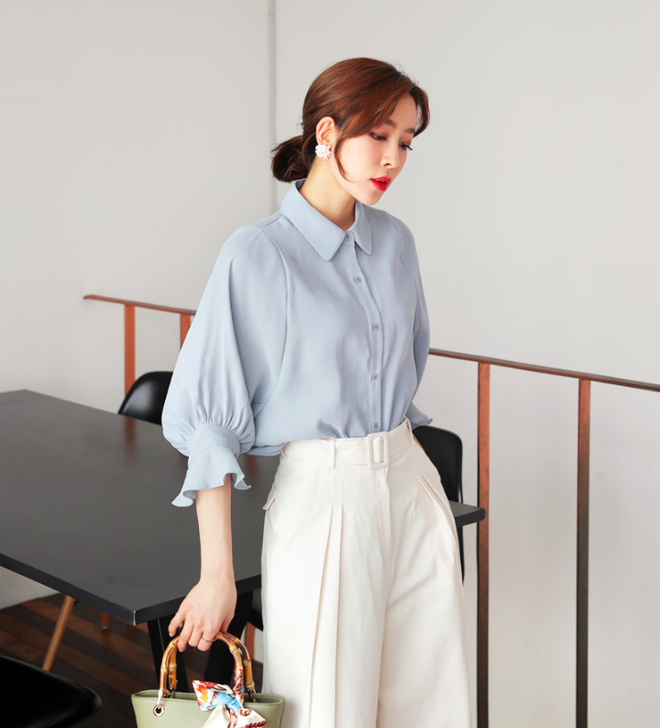 Tuyệt chiêu mặc áo sơ mi cách điệu cho các cô gái đón đầu xu hướng thời trang hè 2018