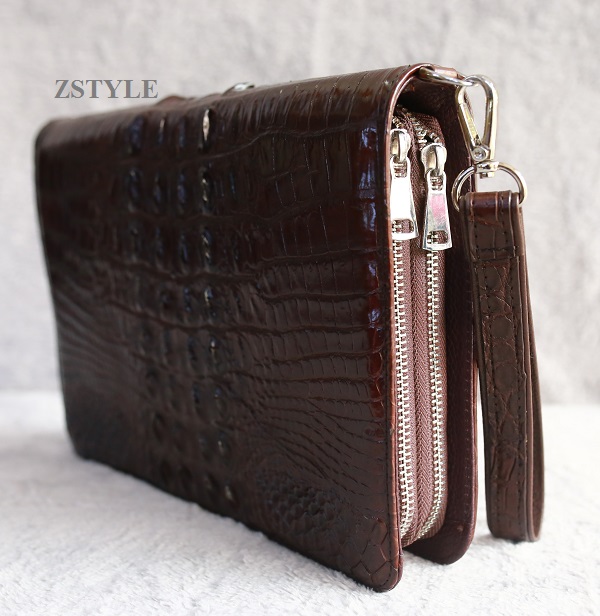 Túi clutch da cá sấu