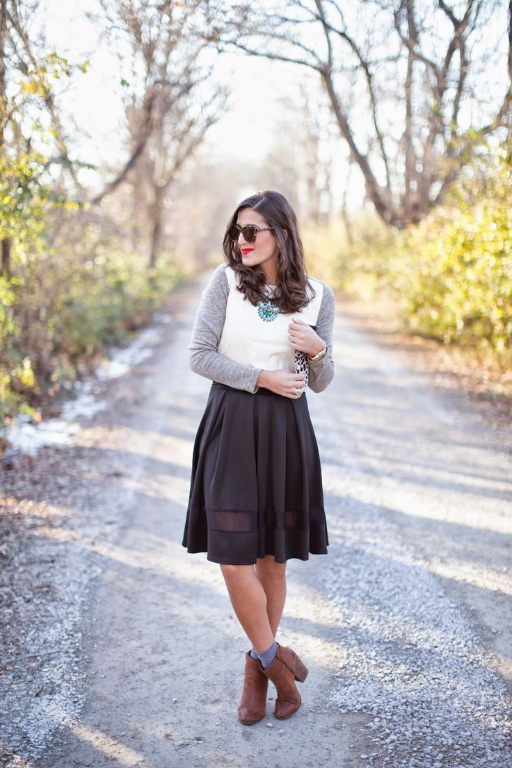 10 cách thời trang để mặc váy midi