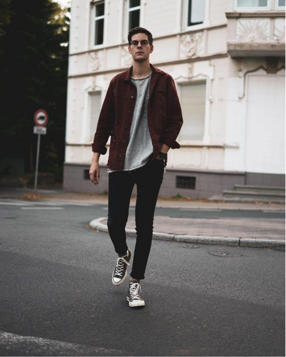 Cách phối đồ với giày converse cho các chàng trai năng động