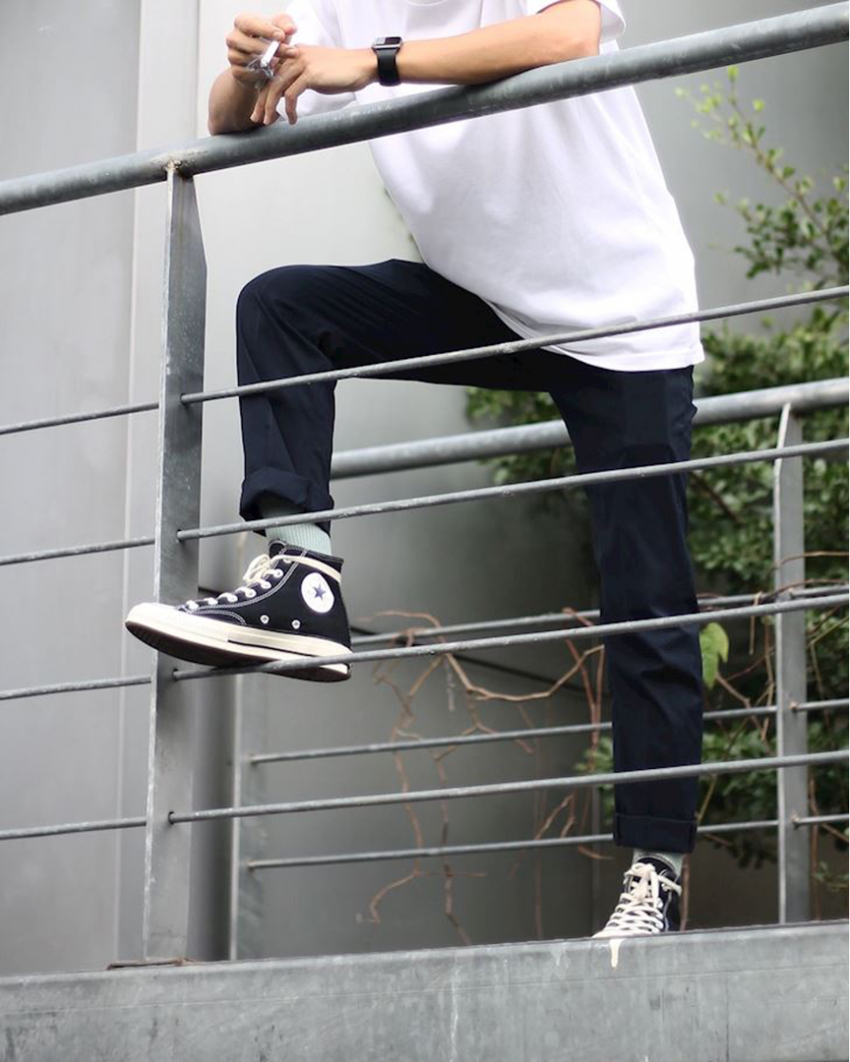 Cách phối đồ với giày converse cho các chàng trai năng động