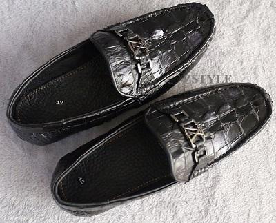 Nên đi giày da cá sấu màu đen hay không?Thời trang nam giới