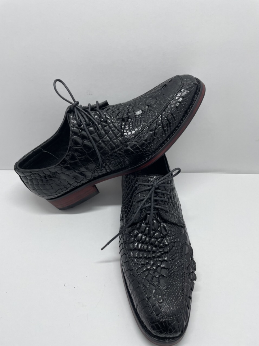 Giày da cá sấu patina là gì?