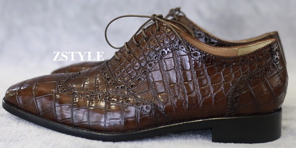 Giày da cá sấu patina là gì?