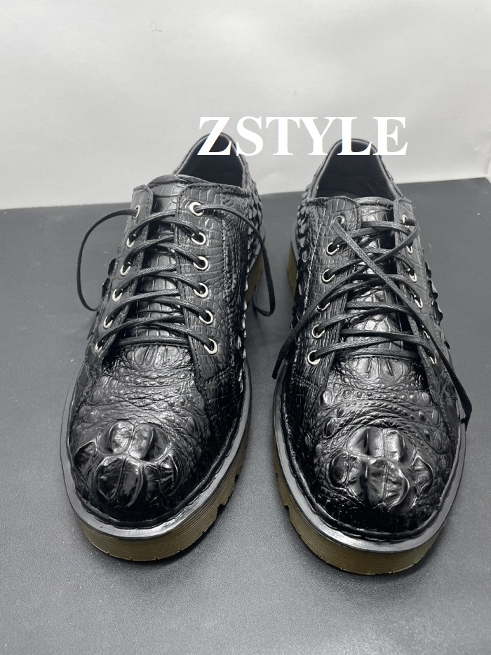 Giày da cá sấu patina là gì?