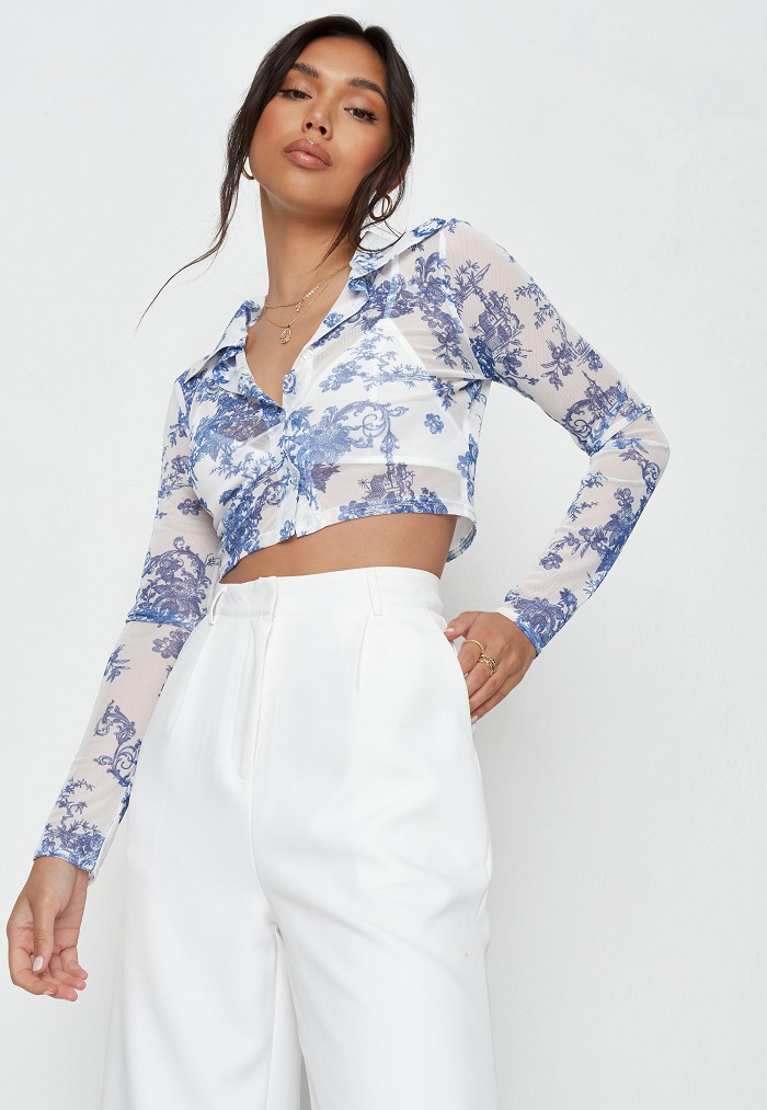 Tạo trang phục thời trang hàng đầu với áo lưới quyến rũ