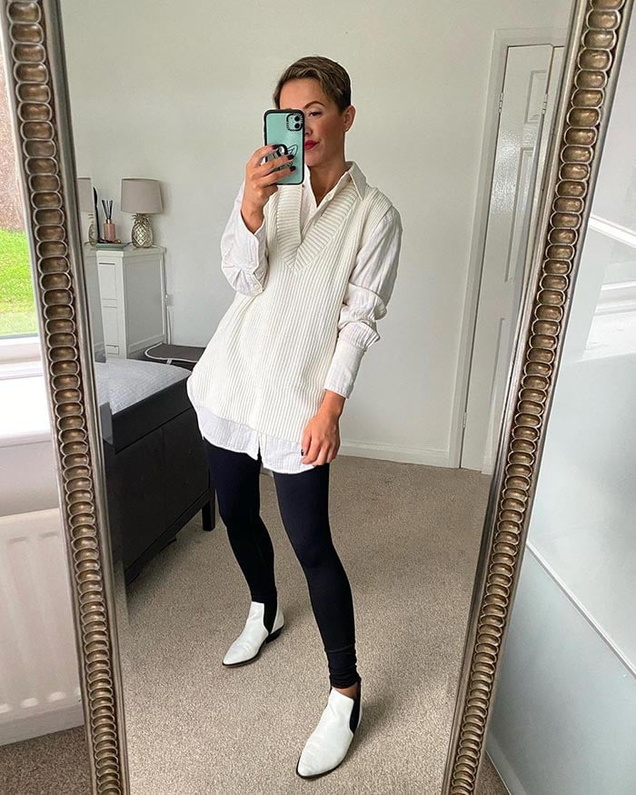 Tôn dáng mà không gây phản cảm với quần legging sành điệu