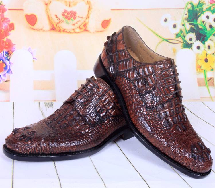 top 100 mẫu giày da cá sấu