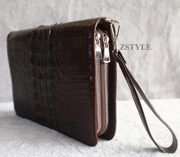 Túi clutch da cá sấu