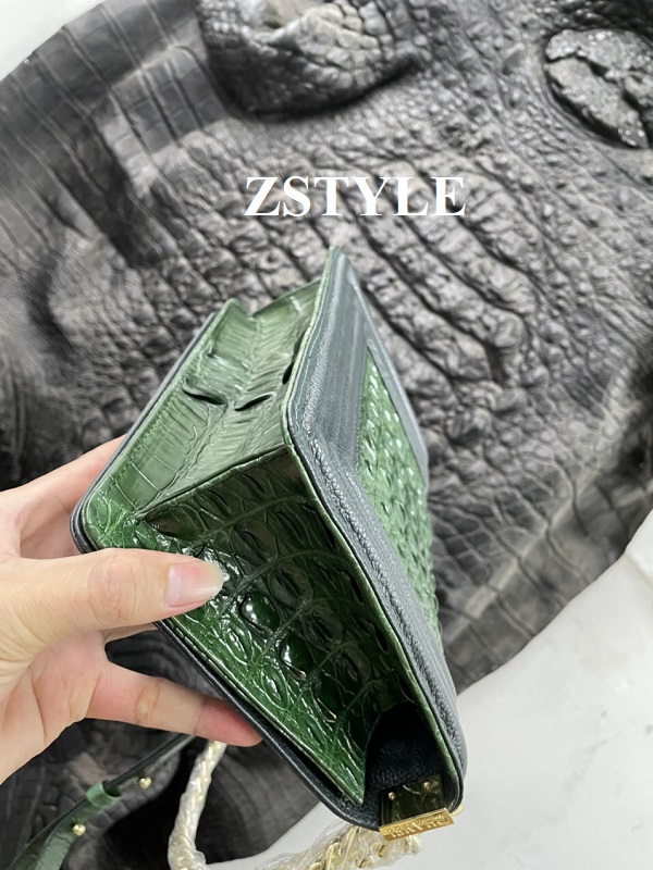 túi đeo chéo nữ da cá sấu