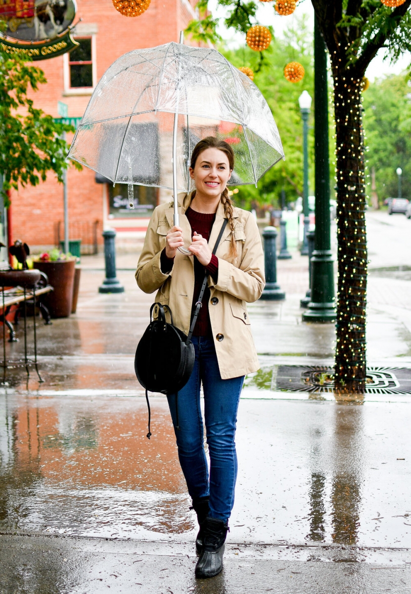 Tuyệt chiêu phối đồ xuống phố cho các cô nàng trong những ngày mưa
