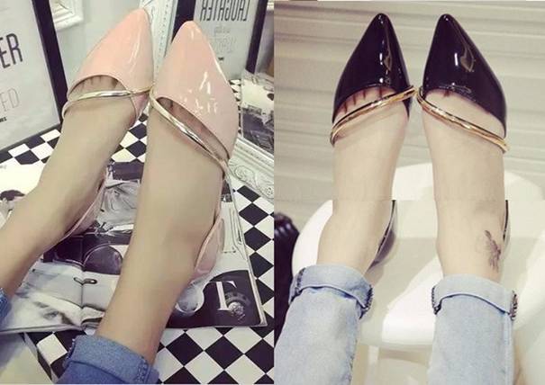 Giày mũi nhọn tạo cảm giác dài hơn cho đôi chân