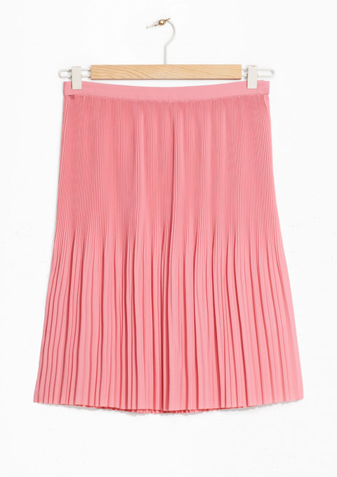 Váy Pleated Crepe mini