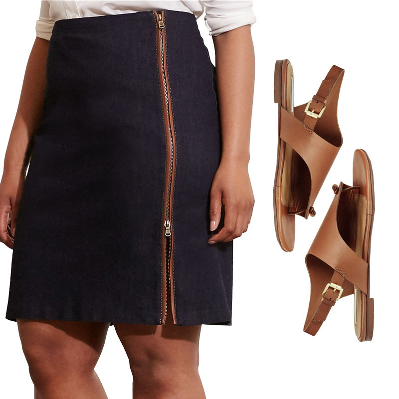 Set váy ngắn và sandal cho mọi lúc