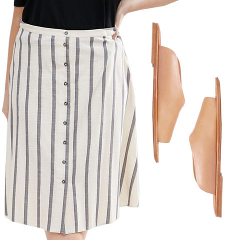Set váy ngắn và sandal cho mọi lúc