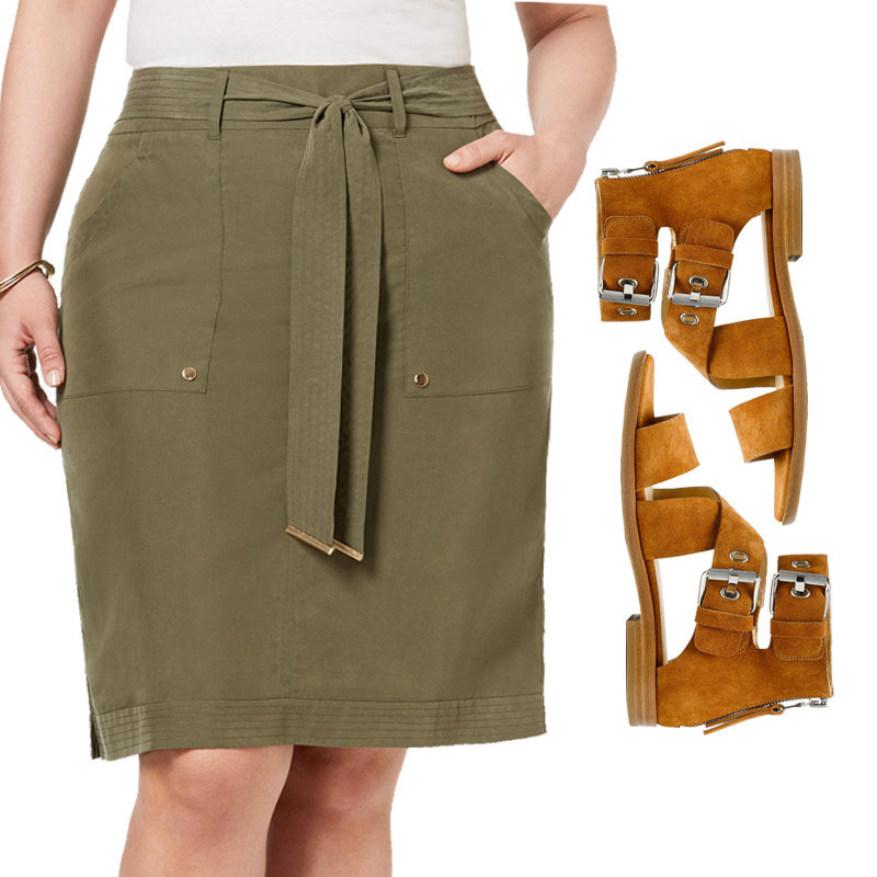 Set váy ngắn và sandal cho mọi lúc