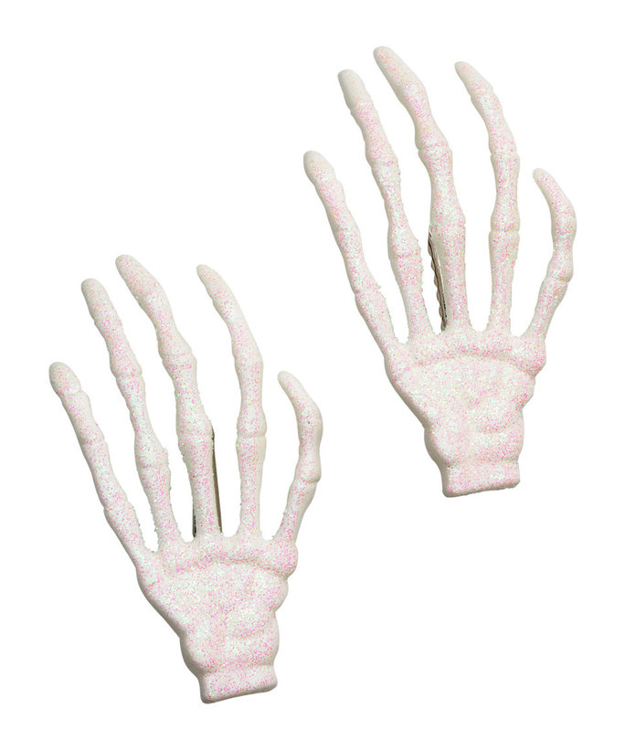 Scary Chic Skeleton Hair Clips Bộ sưu tập đồ Halloween H&M