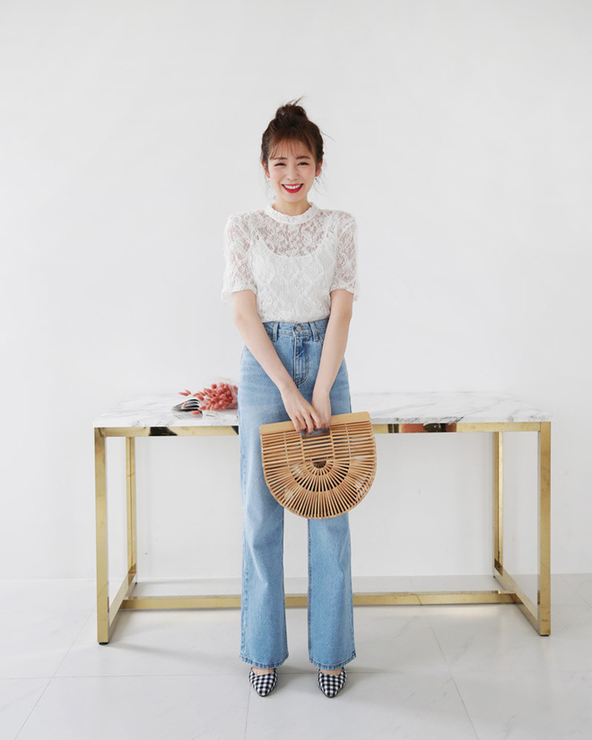 10 gợi ý mặc đồ với chất liệu ren mỏng mát