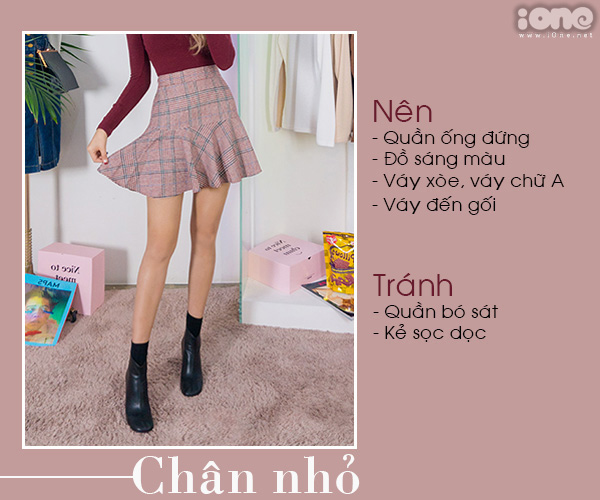 Nếu có chân ngắn, chân cong hay chân to thì bạn cần chú ý những điểm sau khi chọn trang phục cho phù hợp