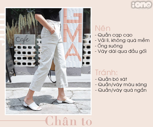 Nếu có chân ngắn, chân cong hay chân to thì bạn cần chú ý những điểm sau khi chọn trang phục cho phù hợp