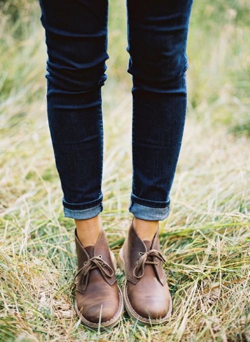 Quần Jeans xắn gấu sao cho sành điệu