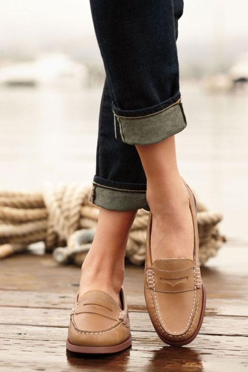 Quần Jeans xắn gấu sao cho sành điệu