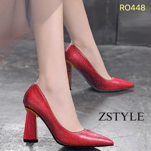 Giày cao gót nữ RO448 Màu Đỏ