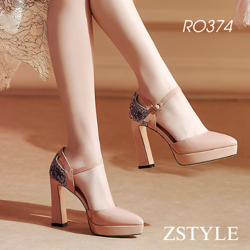 GIÀY CAO GÓT THỜI TRANG RO374
